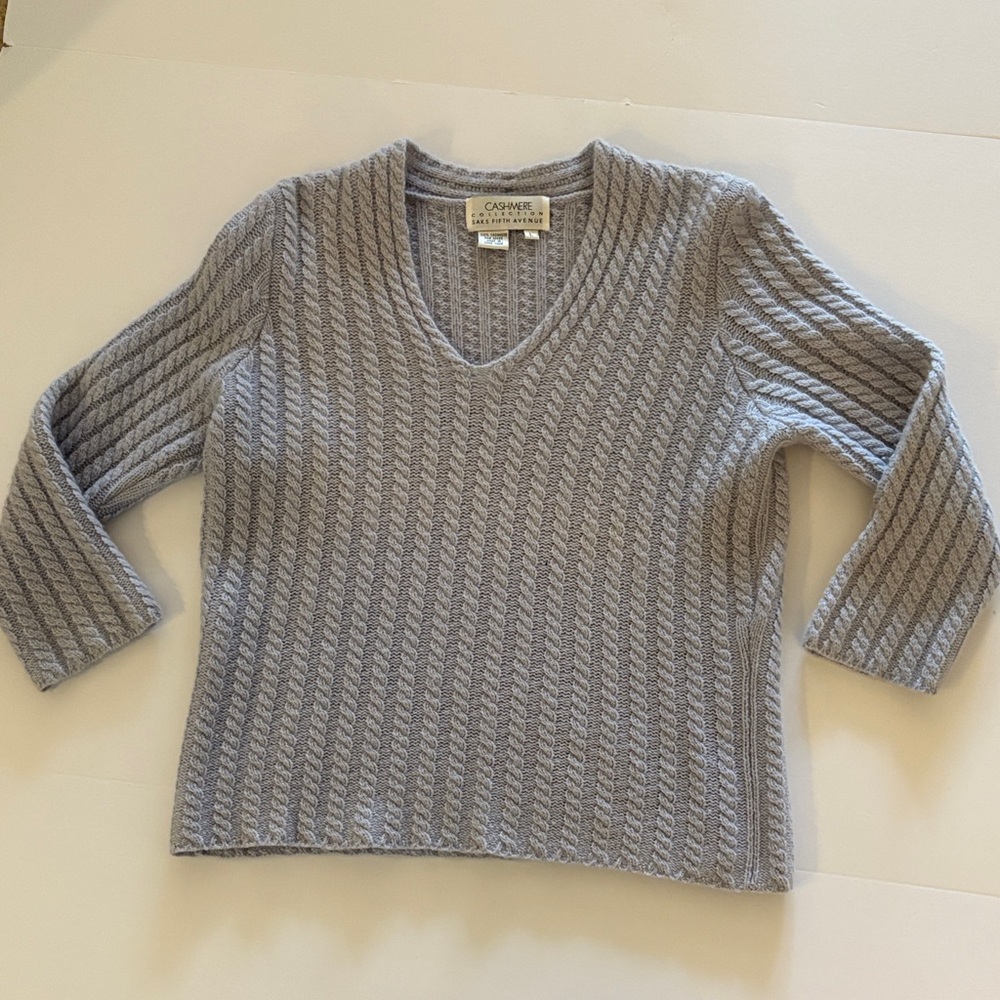 Cashmere Collection by Saks Fifth Avenue Cable Knit cashmere Sweater